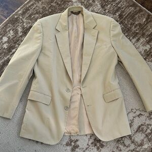 Brooks Brothers Men’s Classic Beige Jacket Blazer Size 42R